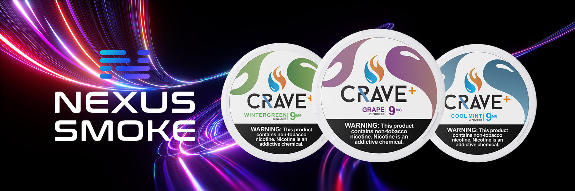 Crave Plus Nicotine Pouches at Nexus Smoke