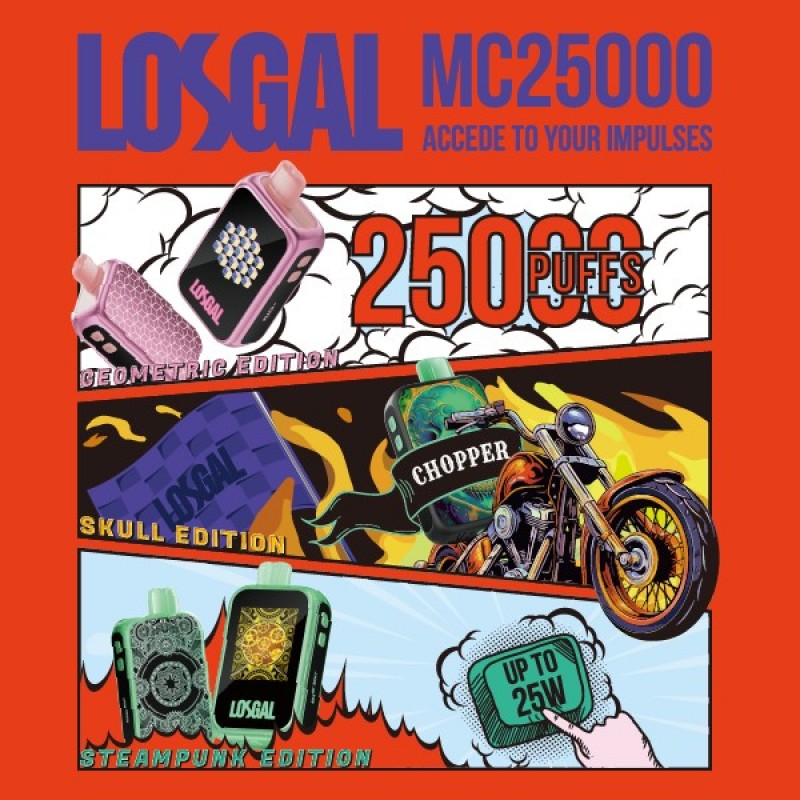 Promo LOSGAL MC25000 Disposable Vape