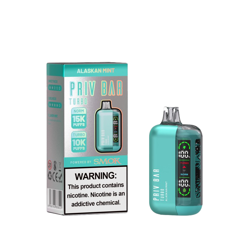 Priv Bar 15000 Disposable Vape Alaskan Mint