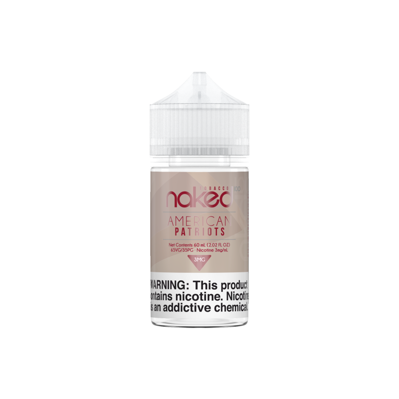 Naked 100 E-Liquid 60 ML Vape Juice - American Patriots