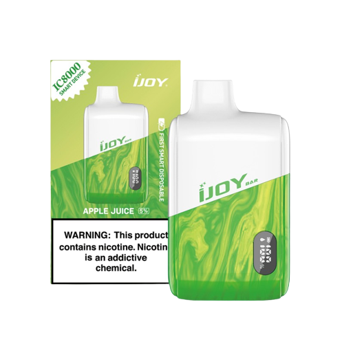 iJoy Bar IC8000 Disposable Smart Vape 8000 Puffs - Apple Juice