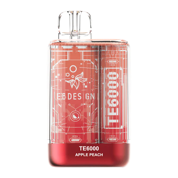 EB Design TE 6000 Vape - Apple Peach