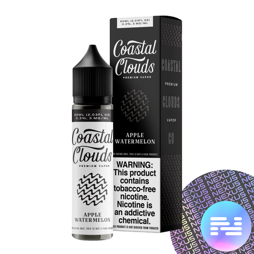 Apple Watermelon Coastal Clouds Co. E-Liquid Vape Juice