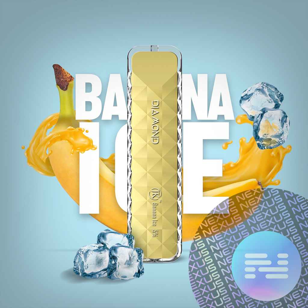 Banana Ice Air Bar Diamond Disposable Vape 500 Puff