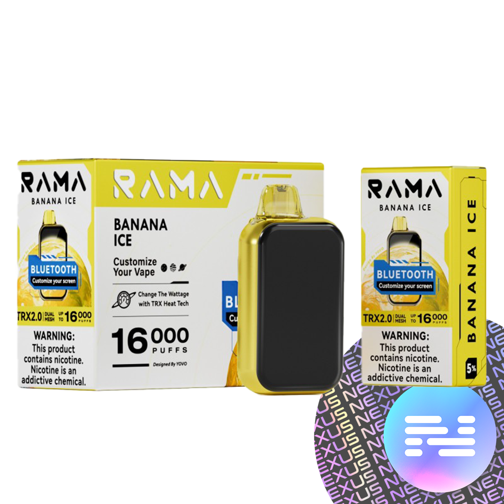 Banana Ice RAMA Disposable Vape 16000 Puff