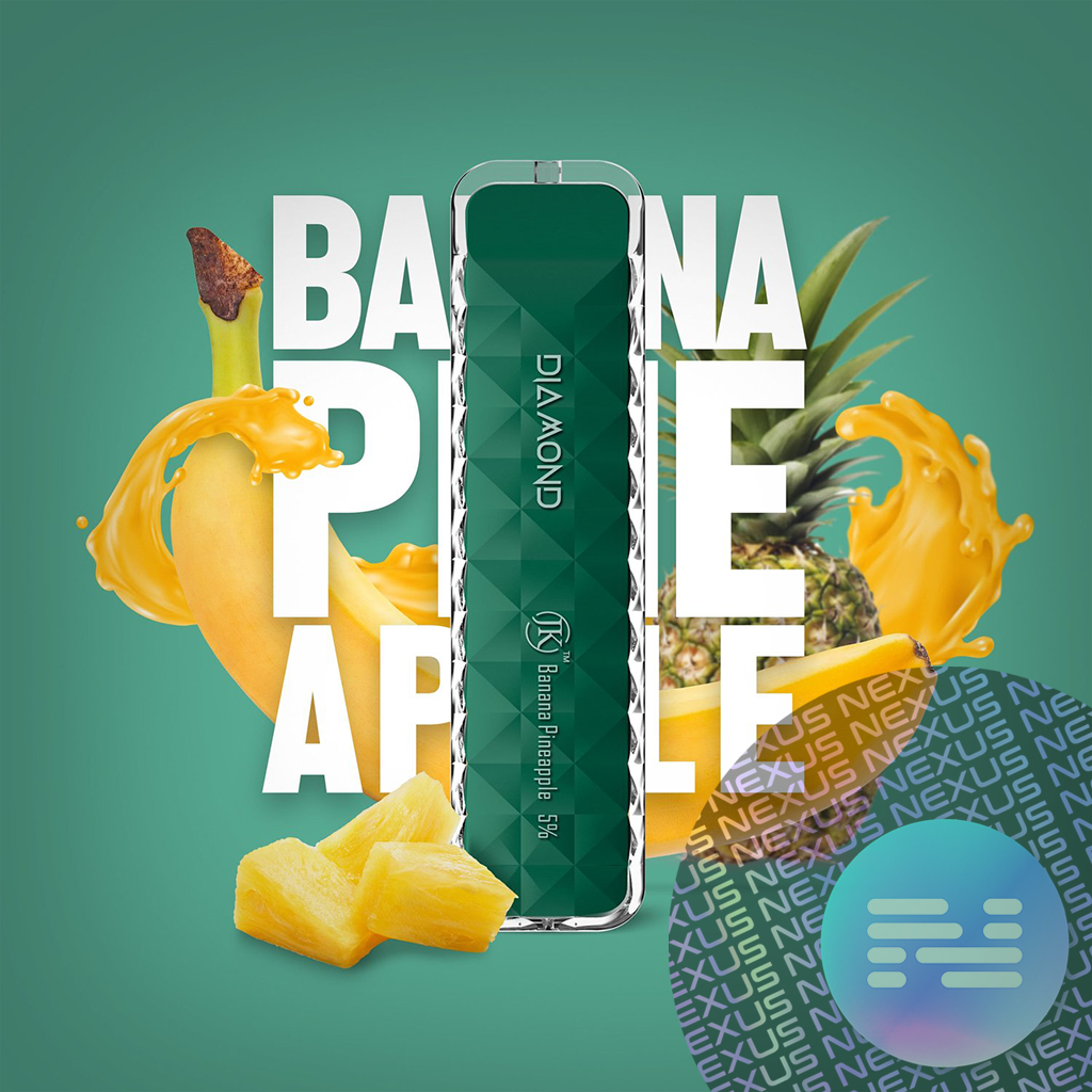 Banana Pineapple Air Bar Diamond Disposable Vape 500 Puff