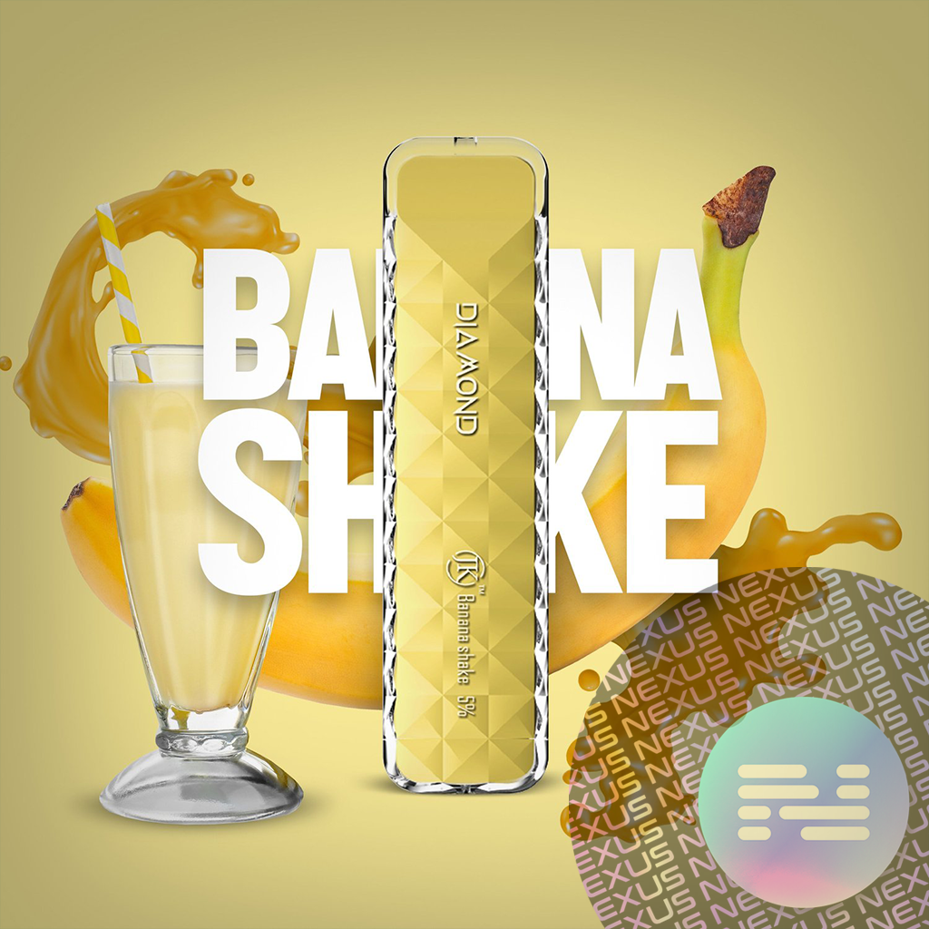 Banana Shake Air Bar Diamond Disposable Vape 500 Puff