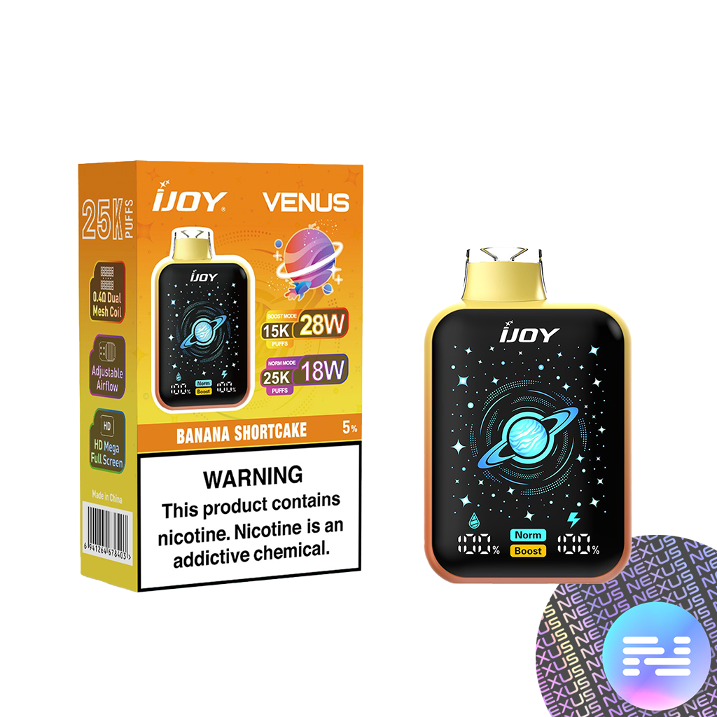 Banana Shortcake iJoy Bar Venus 25000 Disposable Vape