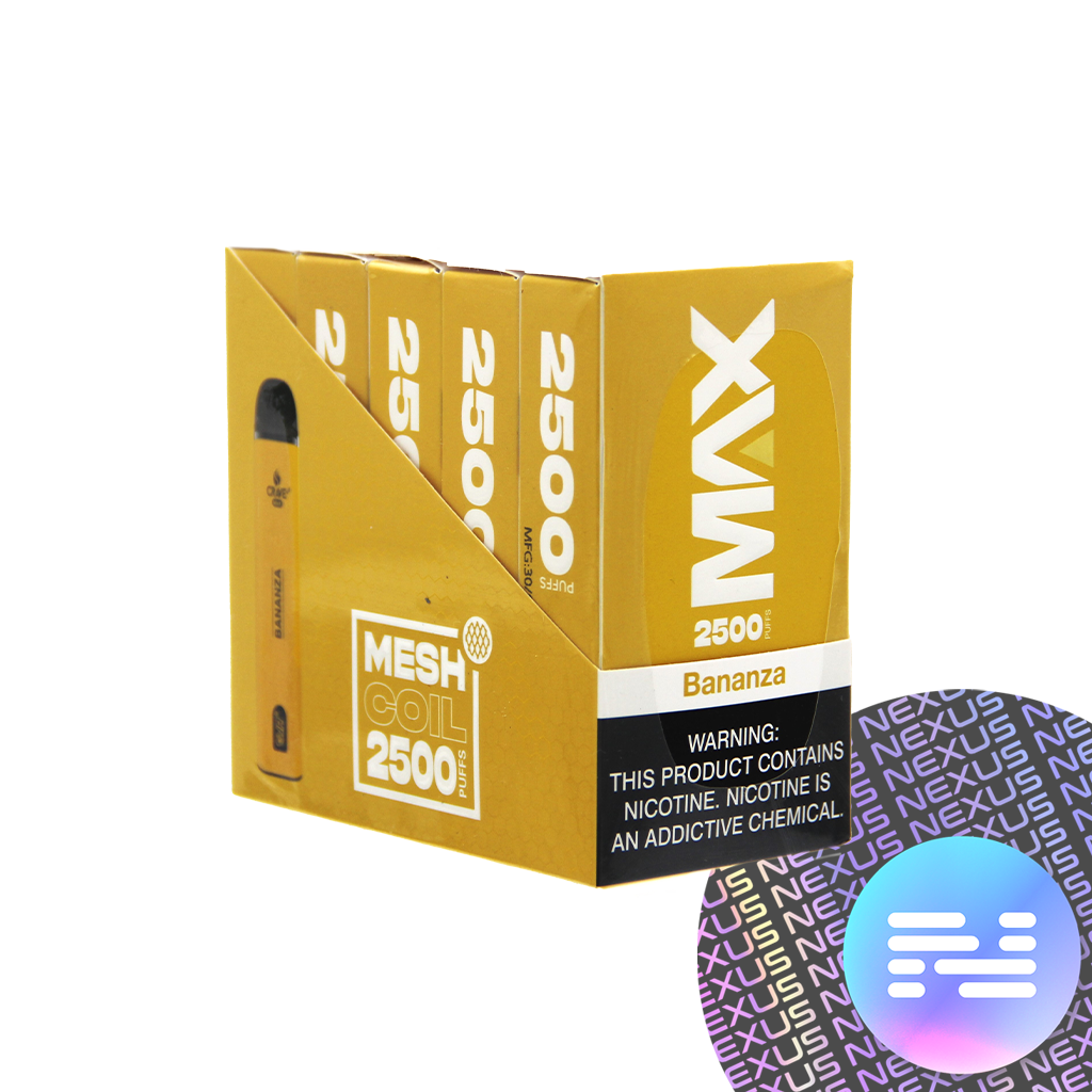 Bananza CRAVE MAX Disposable Vape 2500 Puff