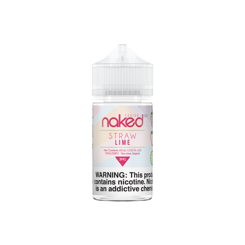 Naked 100 E-Liquid 60 ML Vape Juice - Berry Belts (Straw Lime)