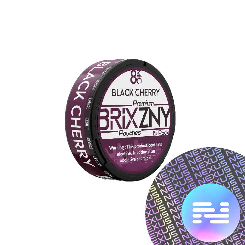 Black Cherry 8MG BRIXZNY Nicotine Pouches