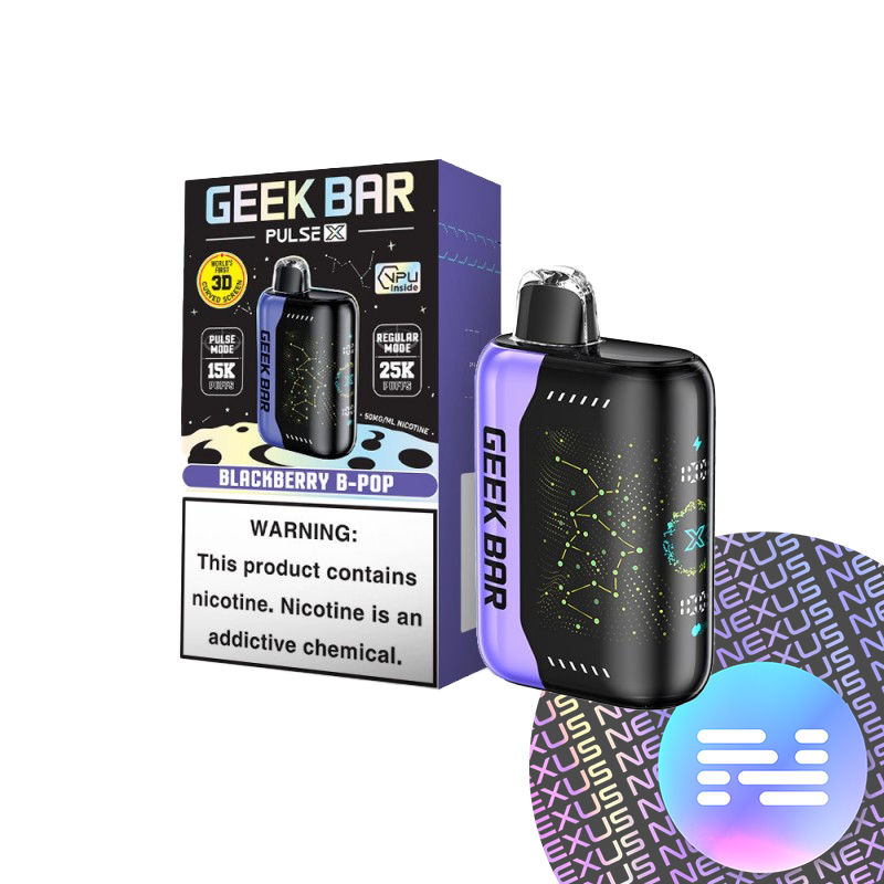 💥 Blackberry B POP Geek Bar Pulse X 25000 Disposable Vape