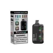 Priv Bar 15000 Disposable Vape Blackberry Peach Lemon