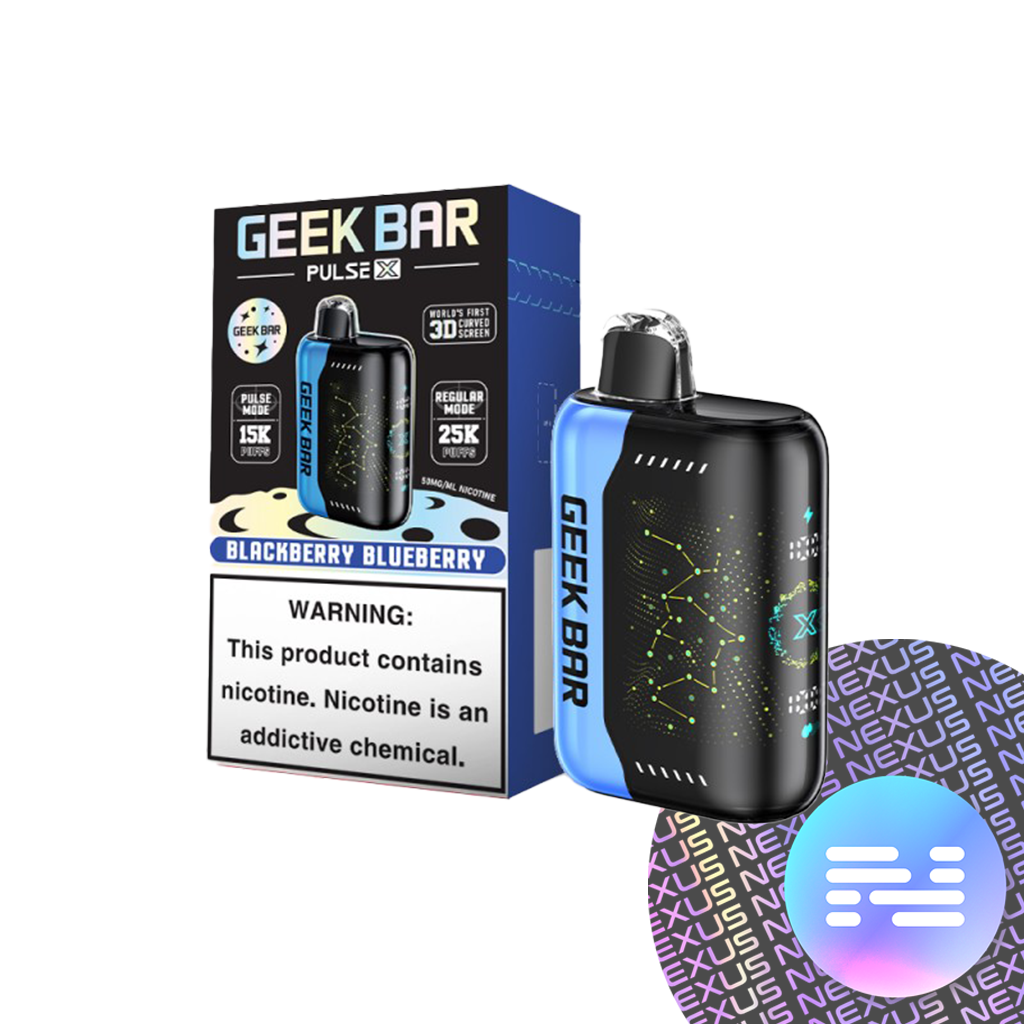 Blackberry Blueberry Geek Bar Pulse X 25000 Disposable Vape