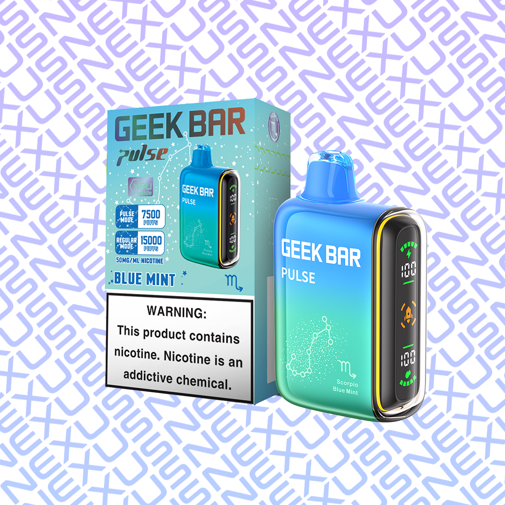 Blue Mint Geek Bar Pulse Disposable Vape 15000 Puff