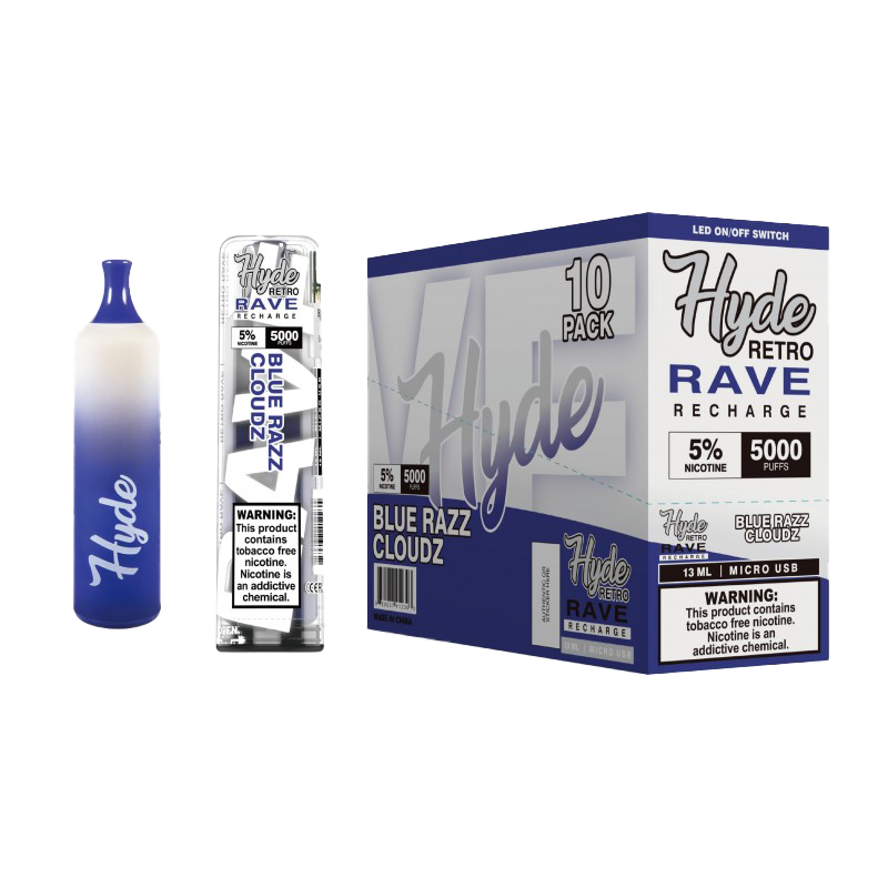 Hyde Retro RAVE Recharge 5000 - Blue Razz Cloudz