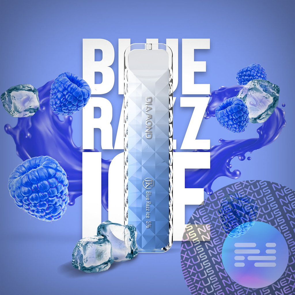 Blue Razz Ice Air Bar Diamond Disposable Vape 500 Puff