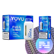 Blue Razz Ice YOVO Ultra Disposable Vape 18000 Puff