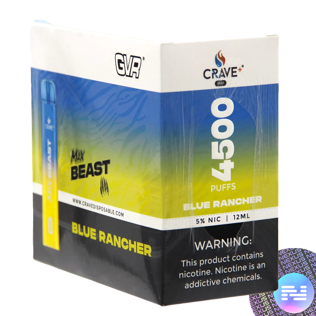 Blue Rancher CRAVE MAX Beast Disposable Vape 4500 Puff