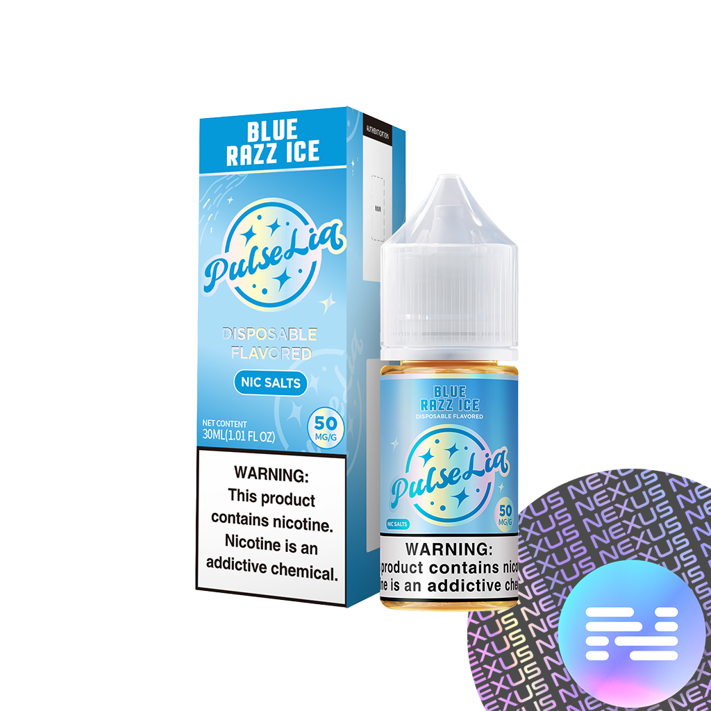 Blue Razz Ice PULSE LIQ Salt E-Liquid by GEEK BAR