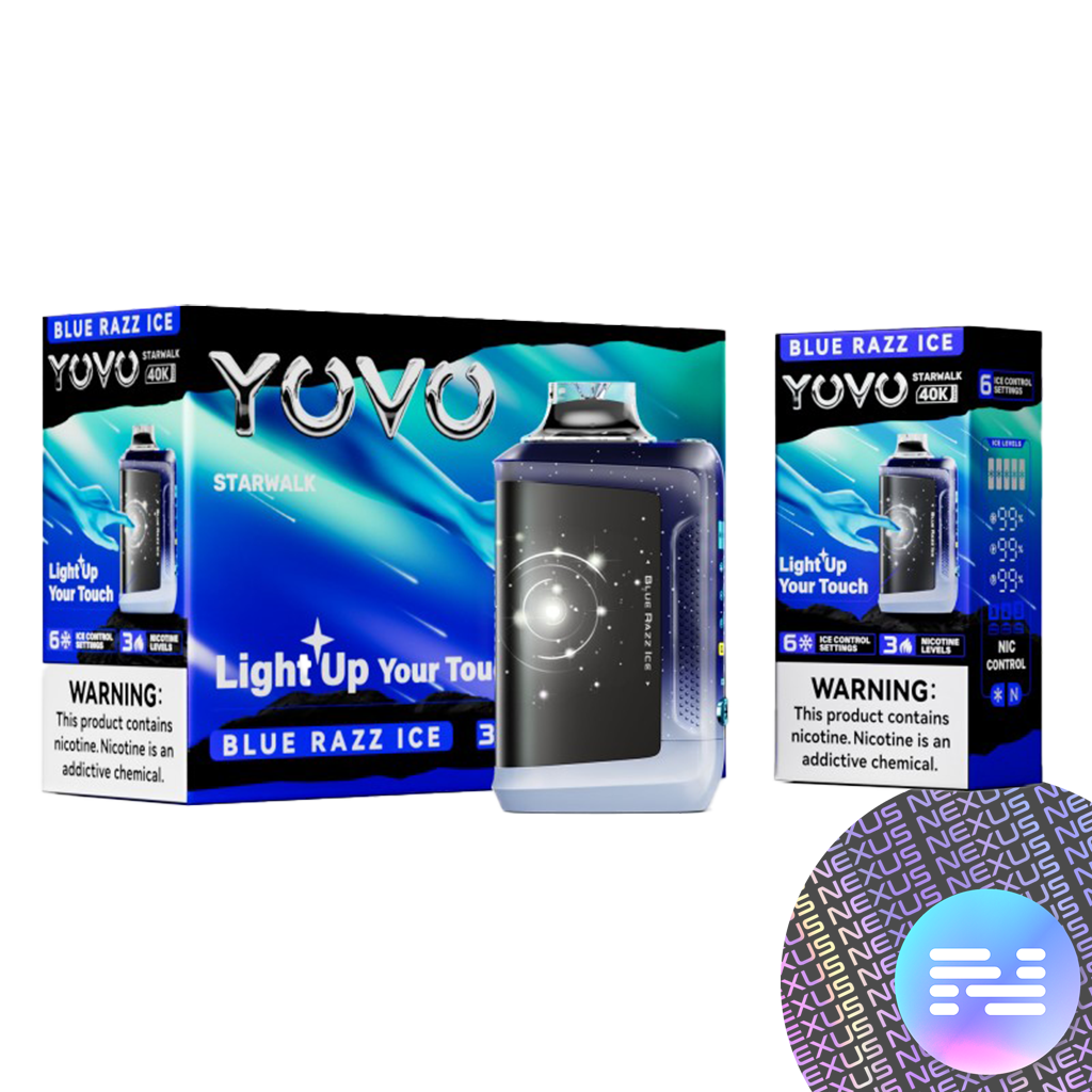 Blue Razz Ice YOVO STARWALK 40000 Disposable Vape