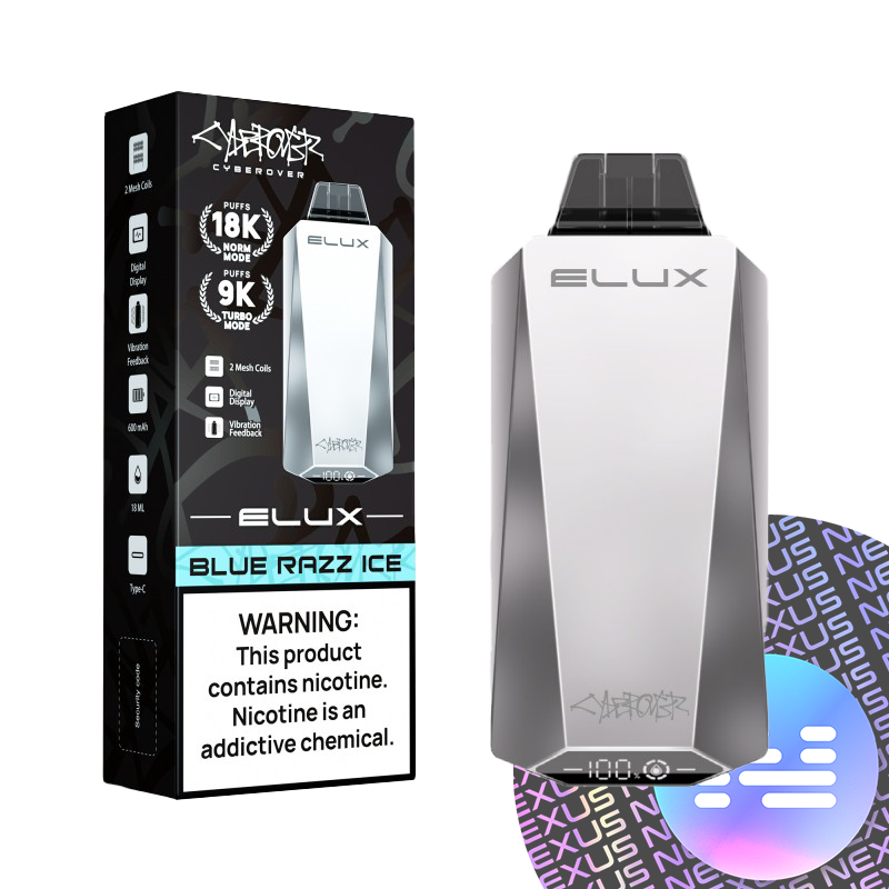 Blue Razz Ice CYBEROVER Disposable Vape