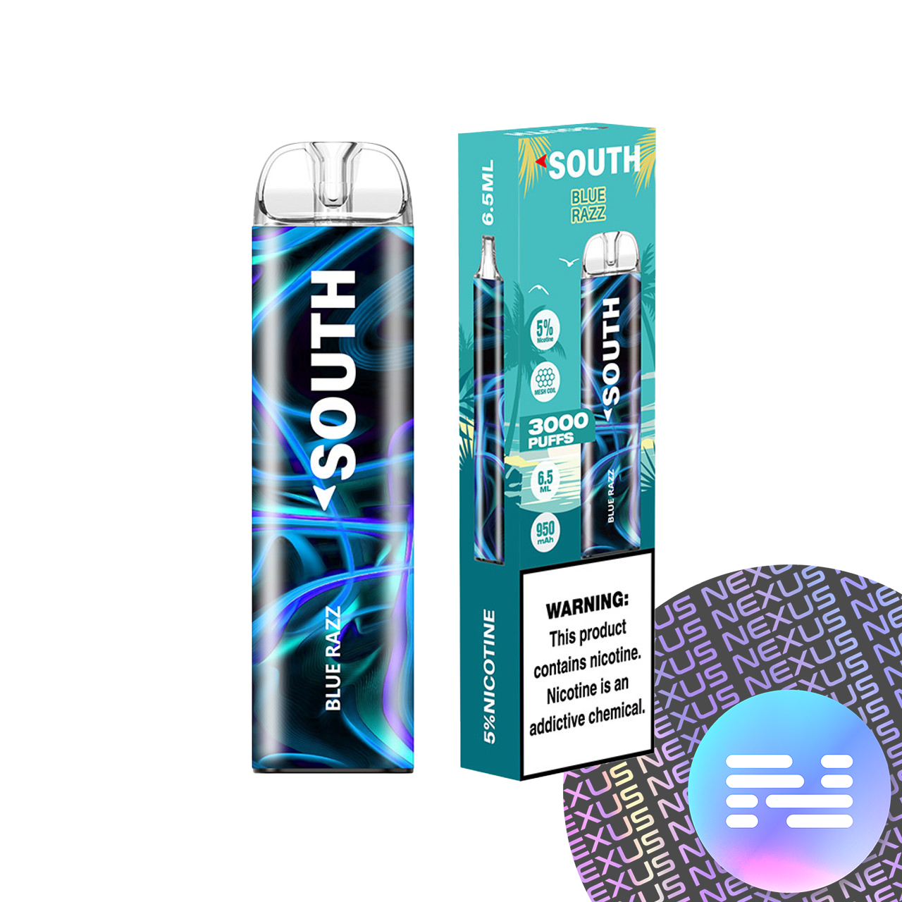 Blue Razz South 3000 Disposable Vape