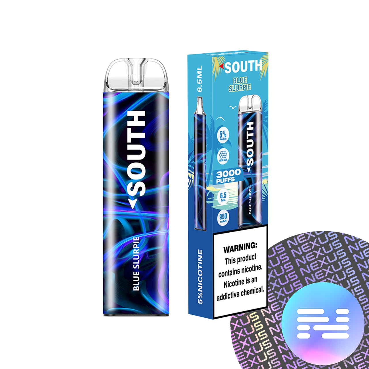 Blue Slurpie South 3000 Disposable Vape