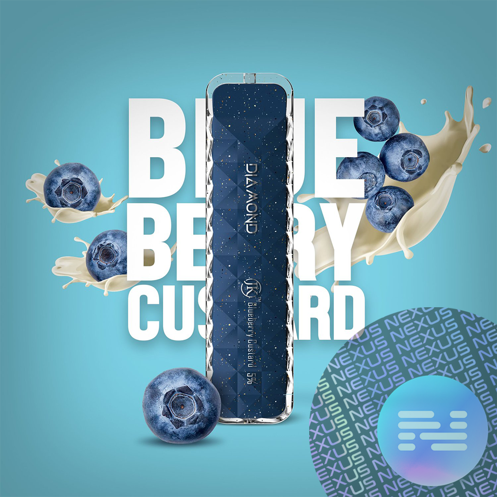 Blueberry Custard Air Bar Diamond Disposable Vape 500 Puff