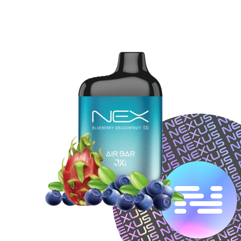 Blueberry Dragonfruit Air Bar Nex Disposable Vape 6500 Puff