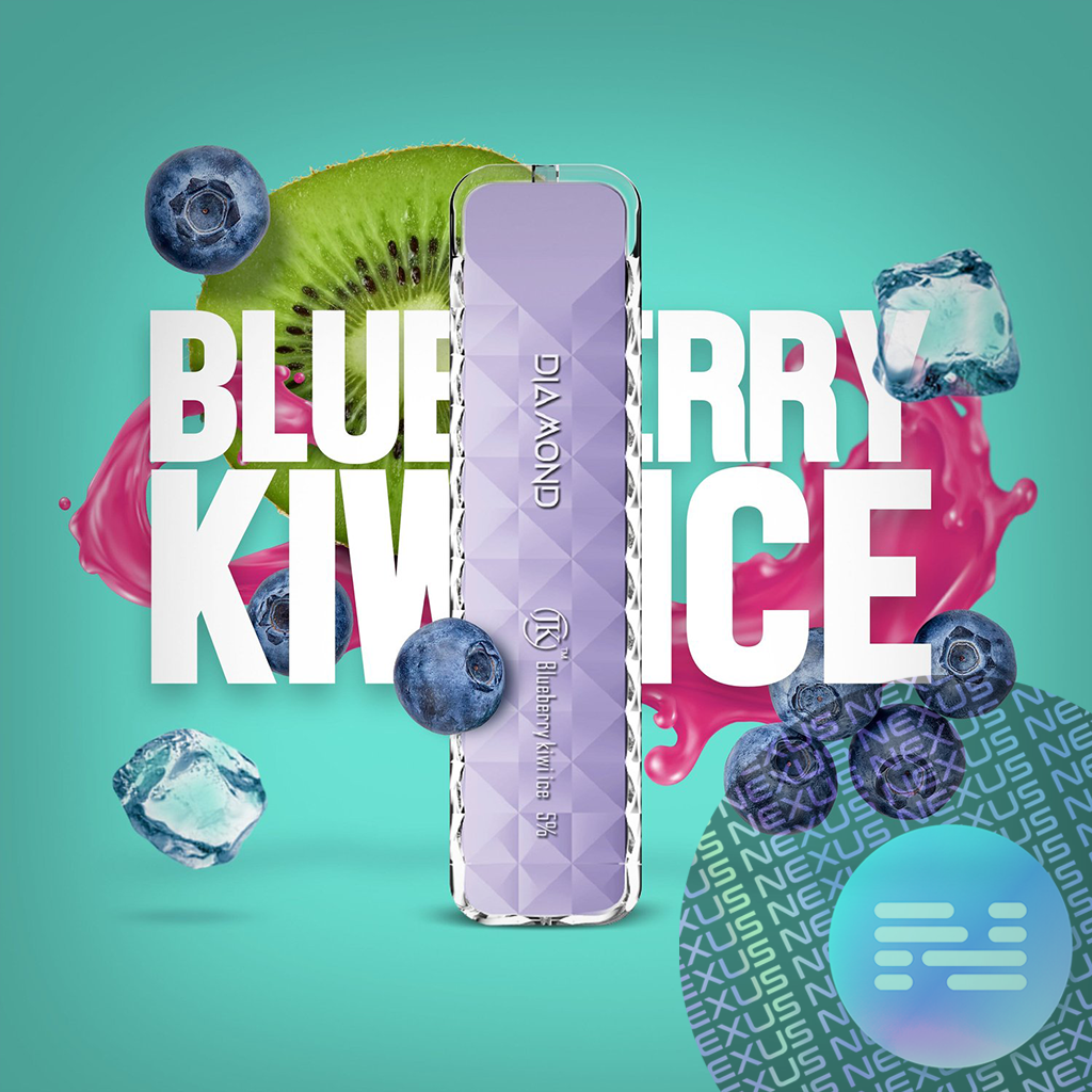 Blueberry Kiwi Ice Air Bar Diamond Disposable Vape 500 Puff