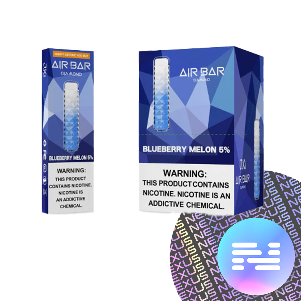 Blueberry Melon Air Bar Diamond Disposable Vape 500 Puff