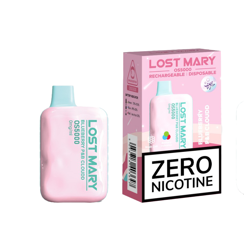 🫐 Blueberry P&B Cloudd Lost Mary 0% Nicotine Disposable Vape