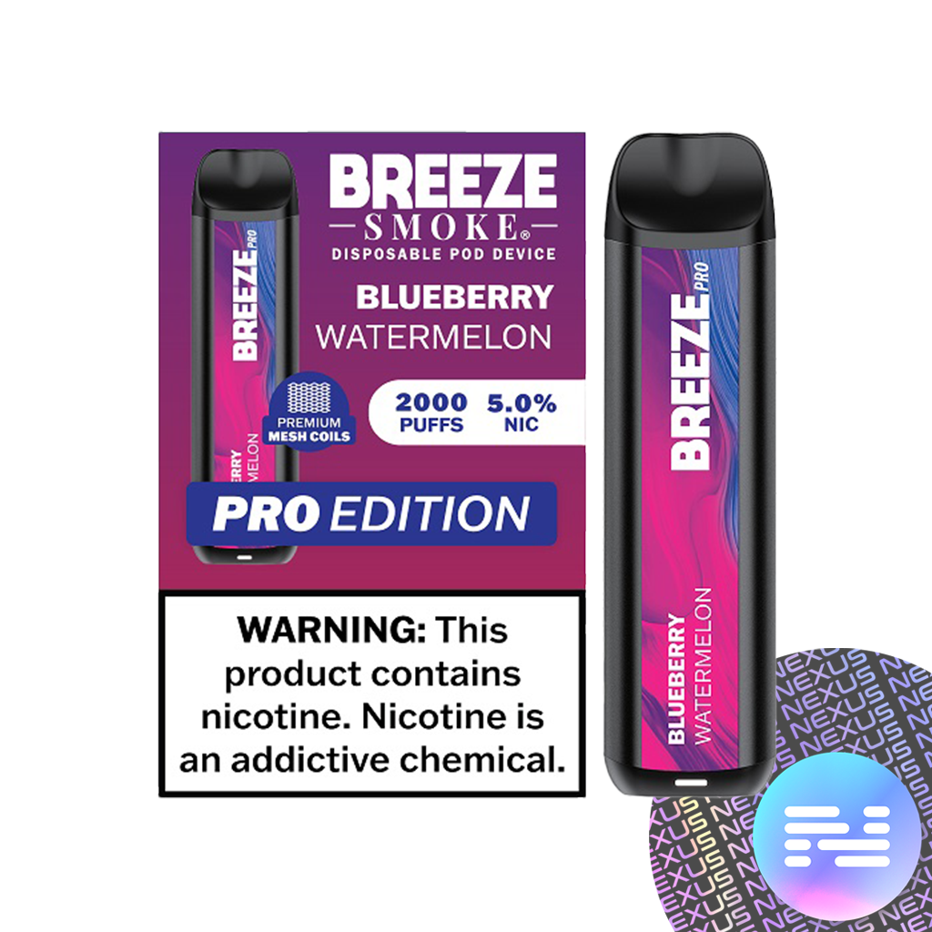 Blueberry Watermelon Breeze PRO 2000 Disposable Vape