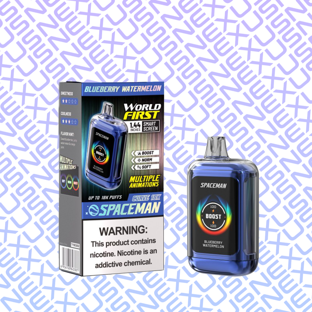 Blueberry Watermelon Spaceman Curve 18K SMOK Disposable Vape