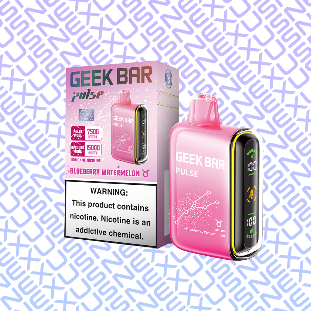 Blueberry Watermelon Geek Bar Pulse Disposable Vape 15000 Puff