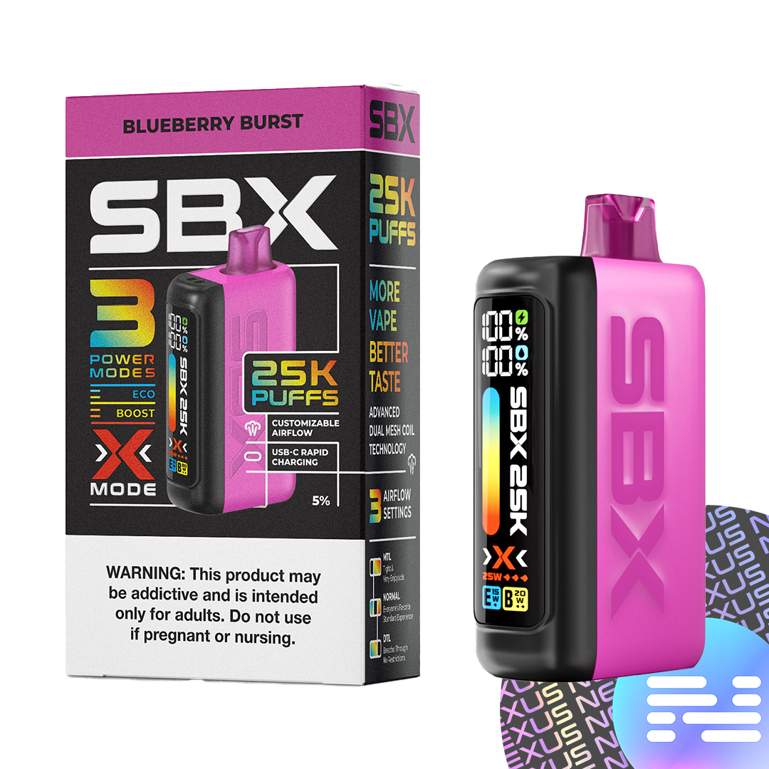 Blueberry Burst SBX 25000 Disposable Vape