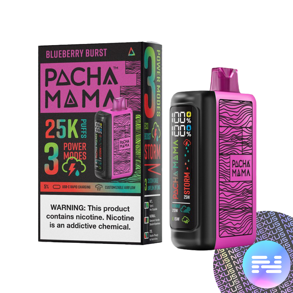 Blueberry Burst Pachamama 25000 Disposable Vape