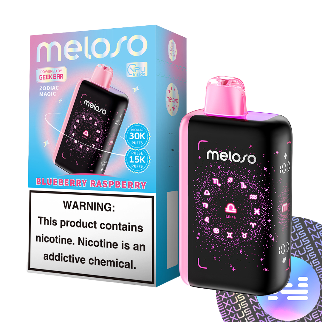 Blueberry Raspberry Geek Bar Meloso 30000 Disposable Vape