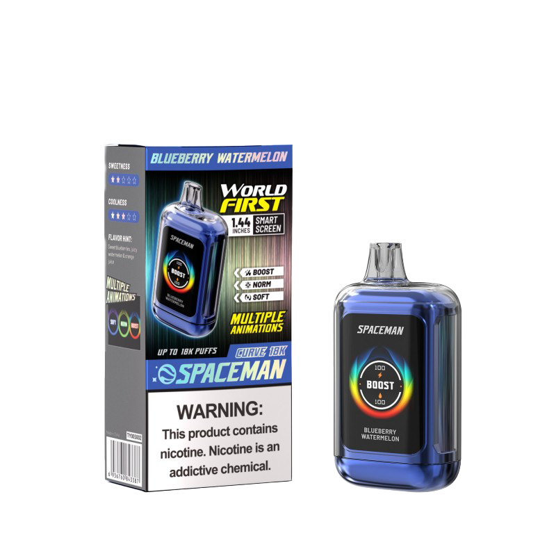 Blueberry Watermelon Spaceman Curve 18K SMOK Disposable Vape