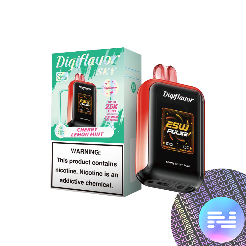 Cherry Lemon Mint DIGI Flavor Sky 25000 Disposable Vape