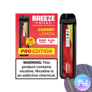 Cherry Lemon Breeze PRO 2000 Disposable Vape