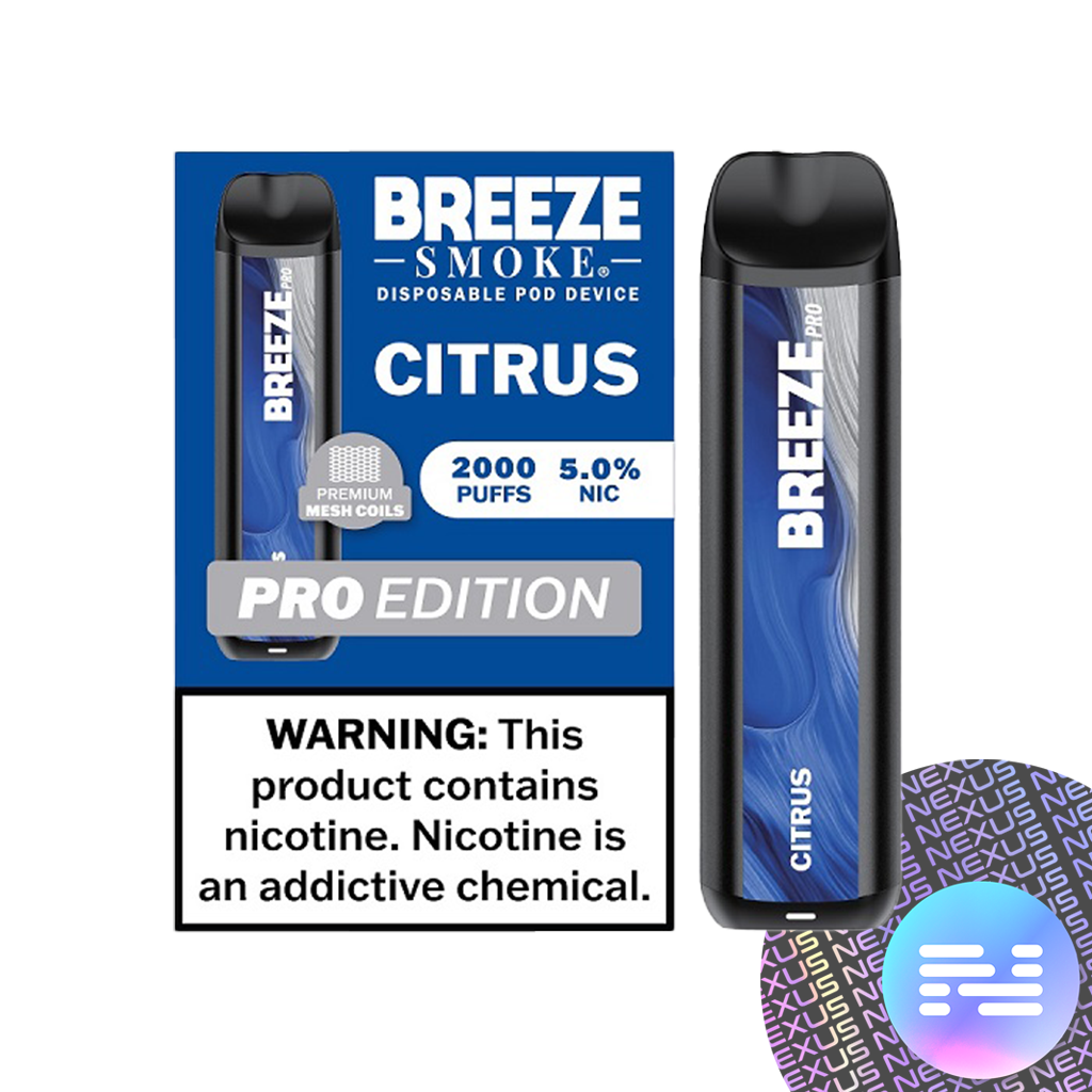 Citrus Breeze PRO 2000 Disposable Vape