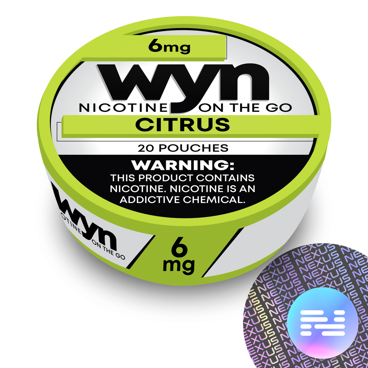 Citrus WYN Nicotine Pouches 6 MG