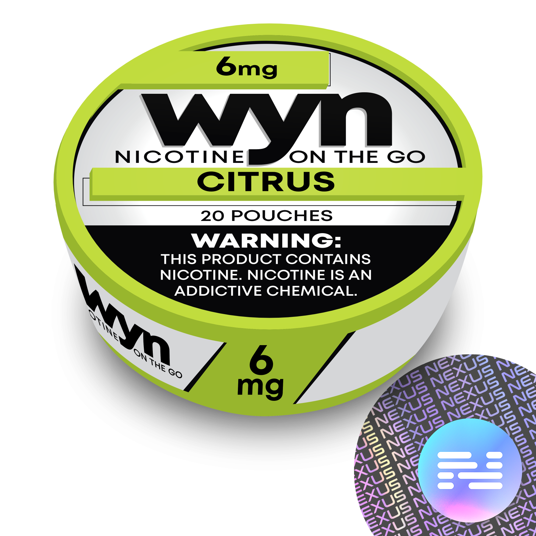 Citrus WYN Nicotine Pouches 6 MG