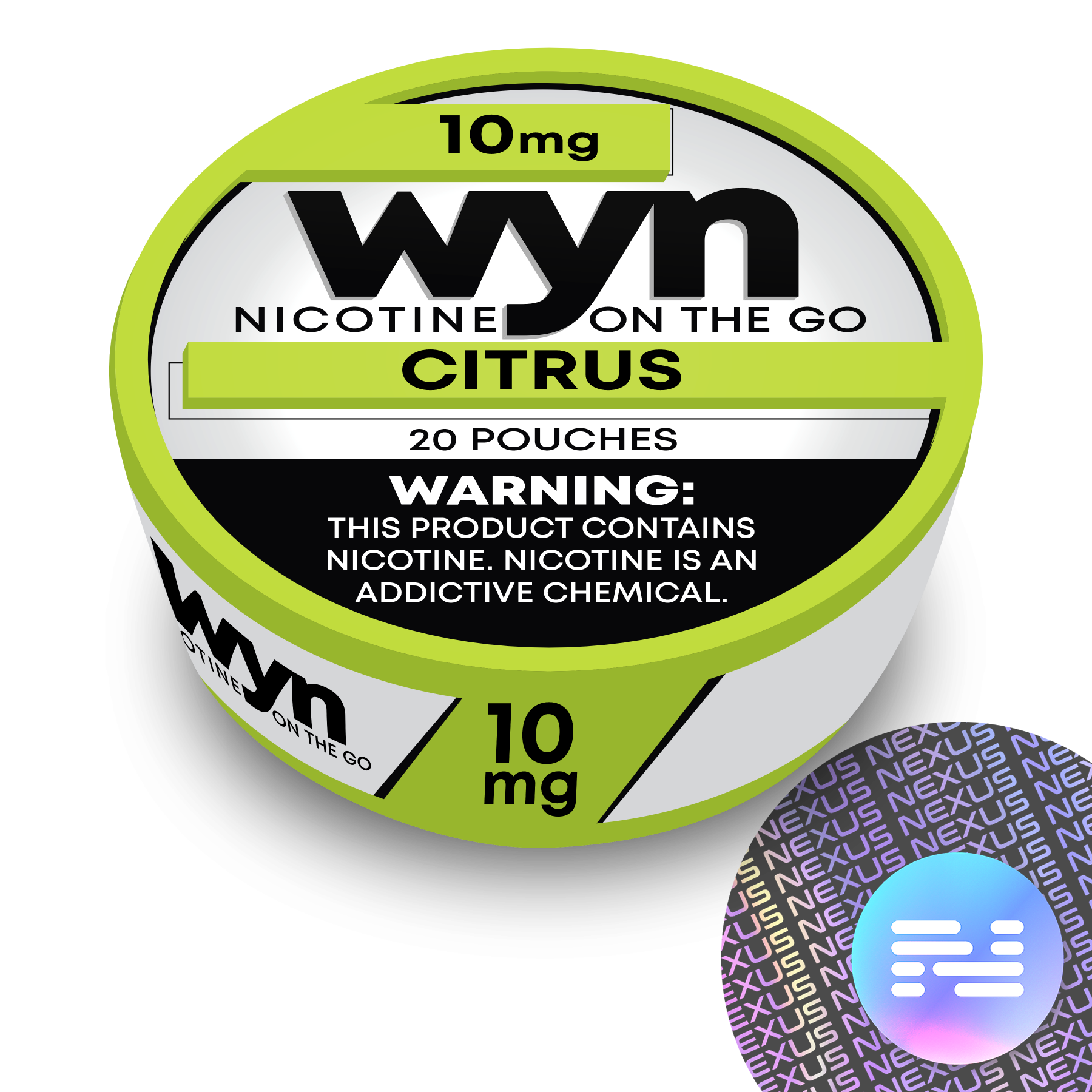 Citrus WYN Nicotine Pouches 10 MG