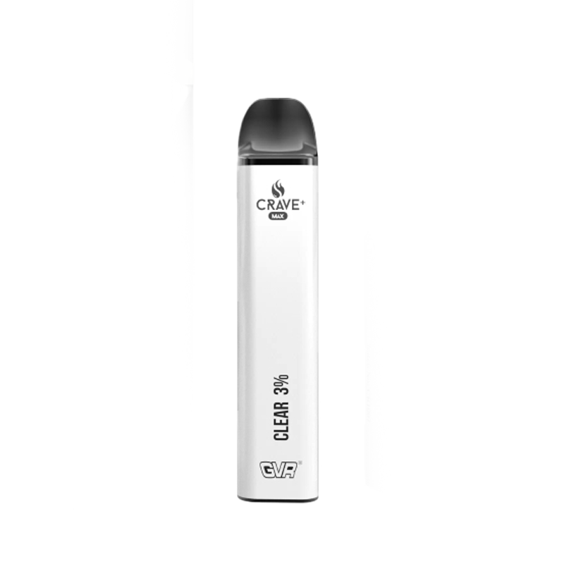 Clear 3% CRAVE MAX Disposable Vape 2500 Puff