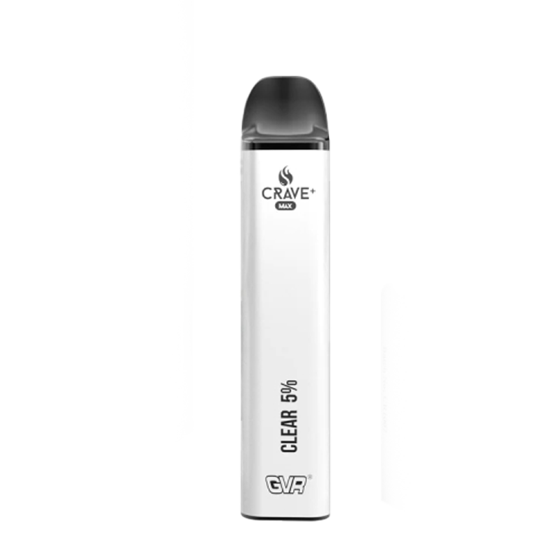 Clear 5% CRAVE MAX Disposable Vape 2500 Puff