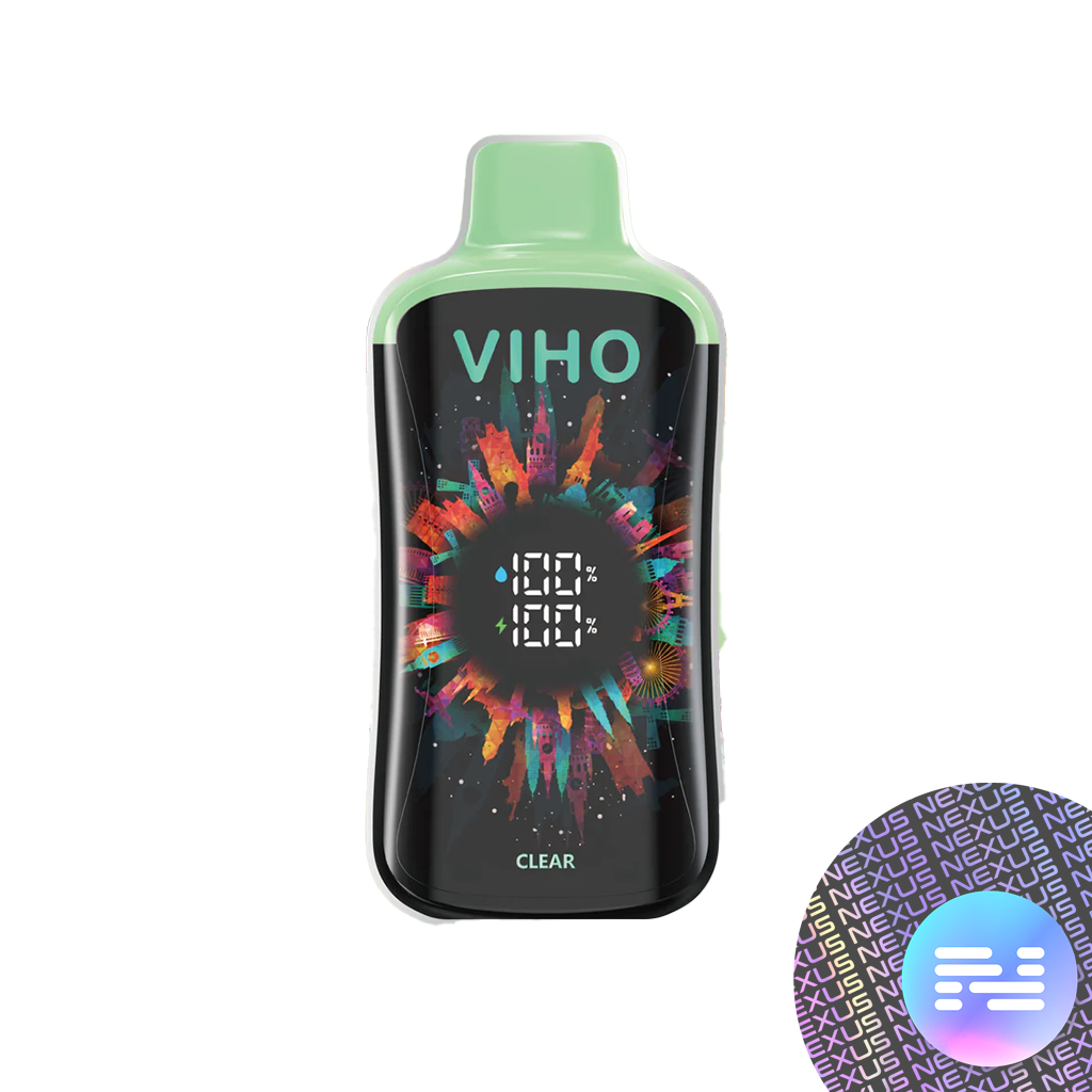 Clear VIHO Supercharge PRO 20000 Disposable Vape