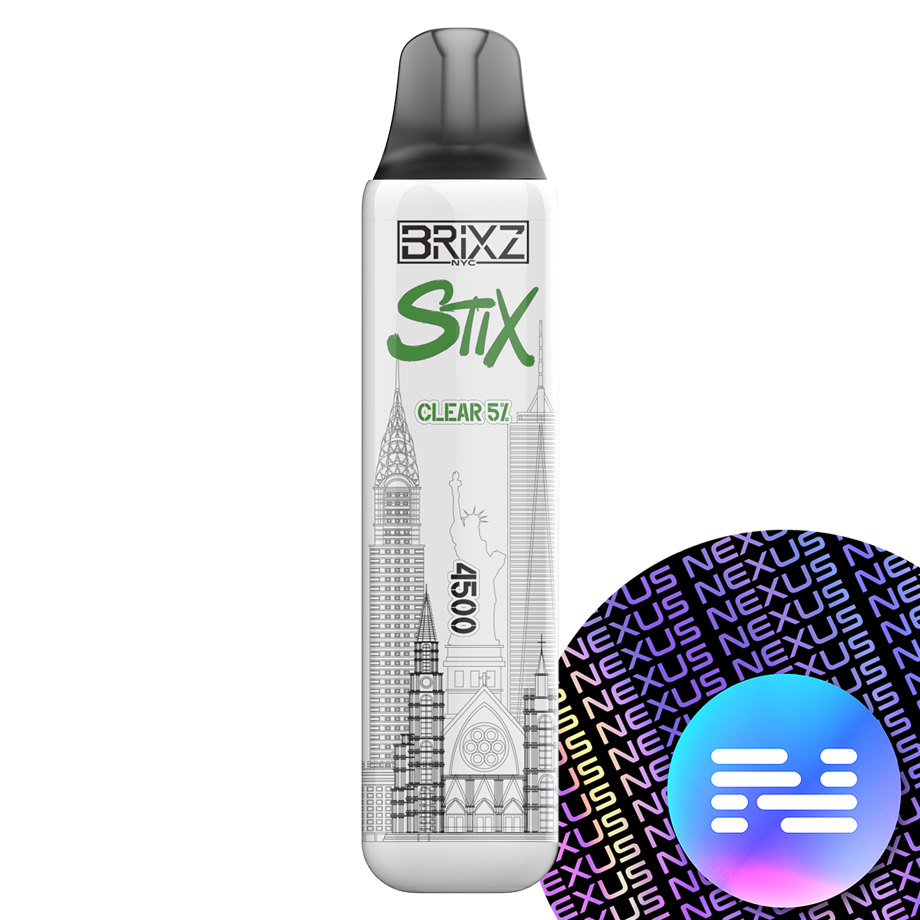 Clear 5% Brixz Stix 4500